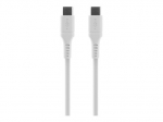 Fiksuotas silikono kabelis, 60W FIXDLS-CC12-WH Baltas