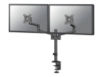 Neomounts Stalo laikiklis DS60-425BL2 Monitorio ranka Reguliuojamas auk&scaron;tis, Pasukti, Pakreipti, Sukti 17-27 " Maksimalus svoris (talpa) 8 kg Juoda