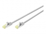 DIGITUS CAT 6a &Scaron;arvuotas Kabelis su Folija ir Varios Ritinėliu (SFTP 5m Patch Kabelis Pilkas