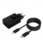 Lenovo 68W USB-C sienų krosnis kablelis, universalus Juodas