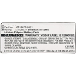 Battery 9.12Wh Li-Pol 3.8V 2400mAh Black for Cordless