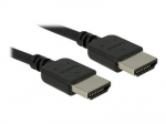 Delock Premium 2m HDMI Kabelis su Ethernet - Juoda