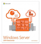 Microsoft Windows Server 2019 Datacenter - 64-bit P71-09023 16 branduolių DVD-ROM