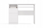 PORTO Left Desk, White