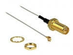 DeLOCK 20cm antenos adapteris pilkas