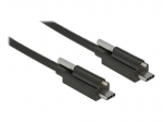 Delock USB Type-C kabelis 1 m juodas