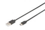 Digitus USB Type-C jungties kabelis, Tipas USB-A į USB-C AK-300154-018-S