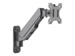 MANHATTAN Universal Gas Spring Monitor Wall Mount Single Gas-Spring Arm Supports One 17i-32i TV or Monitor up to 8kg 17.64lbs