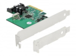 DeLock PCI Express 3.0 x4 10Gbps USB adapteris