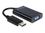 Delock DisplayPort vyri&scaron;kas į VGA 15 pin moteri&scaron;kas adapteris, 21cm
