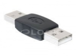Delock USB vyri&scaron;kas į moteri&scaron;ką adapteris juodas