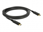Delock USB Type-C kabelis 2m juodas