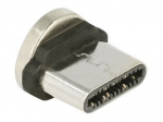 Delock magnetinis USB jungtis Sidabrinė