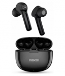 Maxell Dynamic+ belaidės ausinės su įkrovimo dėkleliu Bluetooth, juodos
