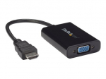 StarTech.com HDMI to VGA Video Adapter Converter with Audio for Desktop PC / Laptop / Ultrabook - 1920x1080 Video Adapter 25cm