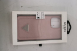 Sale Out. Guess GUHCP13XPSATPP Pink iPhone 13 Pro Max 6.7" Saffiano Triangle Logo Card Slot Hardcase Dirty Packaging Sale Out. Sale Out. Guess