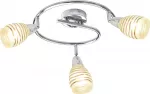 Lubinis &scaron;viestuvas JUBILAT Spiral LED 3x10 W E14, chromo spalvos