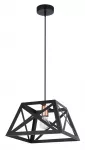 Pakabinamas &scaron;viestuvas ORIGAMI BLACK LAPMSHADE 1x40 W E27, juodos spalvos