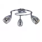 Lubinis &scaron;viestuvas MILTON Spiral LED 3x10 W E14, chromo spalvos