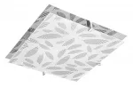 Plafonas FIKUS 36X36 2x60 W E27, chromo spalvos