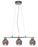 Pakabinamas &scaron;viestuvas SIRIUS 3D 3x60 W E27, chromo spalvos