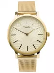 Moteri&scaron;kas laikrodis Timex TW2R36100 &ndash; aukso spalvos ciferblatas