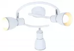 Lubinis &scaron;viestuvas FIDO Spiral 3x40 W E14, chromo ir baltos spalvos