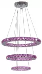 Pakabinamas &scaron;viestuvas LORDS 50 Round triple RGB, With remote control LED 48 W, chromo spalvos