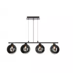 Pakabinamas &scaron;viestuvas Somul glass 12W graphite 4x20 W G9, chromo spalvos