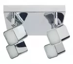 Lubinis &scaron;viestuvas FORMA LED 4x4 W, chromo spalvos