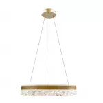 Pakabinamas &scaron;viestuvas FROZI lamp by Candellux Studio &ndash; elegant lighting in glamour style, aukso spalvos