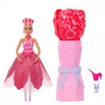 BARBIE ROSE SURPRISE lėlė gėlėje (JMF59)