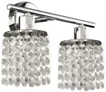 Lubinis &scaron;viestuvas ROYAL Crystals 2x40 W G9, chromo spalvos