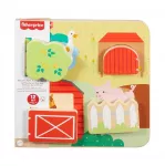 FISHER-PRICE edukacinė medinė lenta &ndash; Ūkio gyvūnai (JCY33)