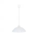 Pakabinamas &scaron;viestuvas ALCARA LAMP WITH A PATTERN 1x60 W E27, baltos spalvos