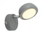Sieninis &scaron;viestuvas MILD 3000K LED 1x6 W, pilkos spalvos