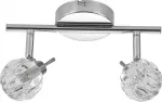 Lubinis &scaron;viestuvas BOMBOLA 2x40 W G9, chromo spalvos