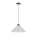 Pakabinamas &scaron;viestuvas AVOLA 26 LAMP 1x60 W E27, chromo ir baltos spalvos