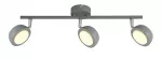 Lubinis &scaron;viestuvas MILD 3000K LED 3x6 W, pilkos spalvos