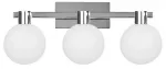 Sieninis &scaron;viestuvas MALDUS lampshade 3x40 W G9, chromo ir baltos spalvos