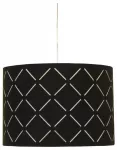 Pakabinamas &scaron;viestuvas RALF 30 (SHADE 77-01702 STRING 85-10608) 1x60 W E27, juodos spalvos