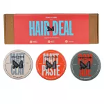 Men Rock plaukų formavimo priemonių rinkinys &bdquo;Hair Deal&ldquo;, 3 &times; 30 ml