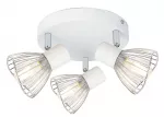Lubinis &scaron;viestuvas FLY 3x40 W E14, chromo ir baltos spalvos