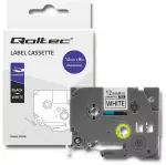 Qoltec Tape for BROTHER TZe-231 | 12mm x 8m | White / Black overprint