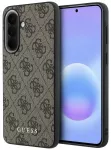 Guess PU 4G Metal Classic Logo telefono dėklas Samsung Galaxy A37 (A376) rudas