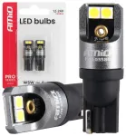 LED PRO series T10 W5W 4x3030 SMD White 12/24V FULL CANBUS AMIO-03580