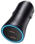 Baseus Pro Golden Contactor Auto Lādētājs 2x USB-C / 40W