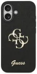 Guess PU Fixed Glitter 4G Metal Logo Case Aizsargapvalks priek&scaron; Appel iPhone 17
