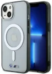 Etukė BMW BMHMP14MHCRS iPhone 14 Plus 6.7" permatomas kietas dėklas Silver Ring MagSafe