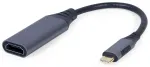 Gembird A-USB3C-HDMI-01 USB-C uz HDMI adapteris 4K / pelēks